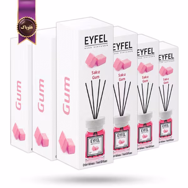 6 عدد خوشبوکننده هوا ایفل EYFEL مدل آدامس Gum حجم 120 میلی لیتر   (اورجینال)