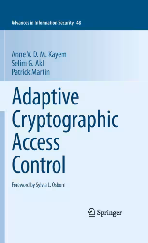 خرید و دانلود نسخه کامل کتاب Adaptive Cryptographic Access Control