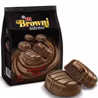 مینی کیک براونی اتی 10 عددی پاکتی با طعم شکلات حجم 160 گرم