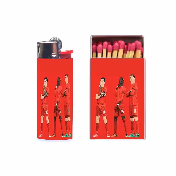 فندک مدل لیورپول کد 316 به همراه کبریت