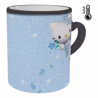 ماگ حرارتی مدل دسته قلبی اکلیلی طرح کیتی کد 3