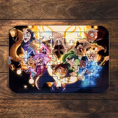 پازل 35 تکه طرح انیمیشن خانه جغد کد NI2276