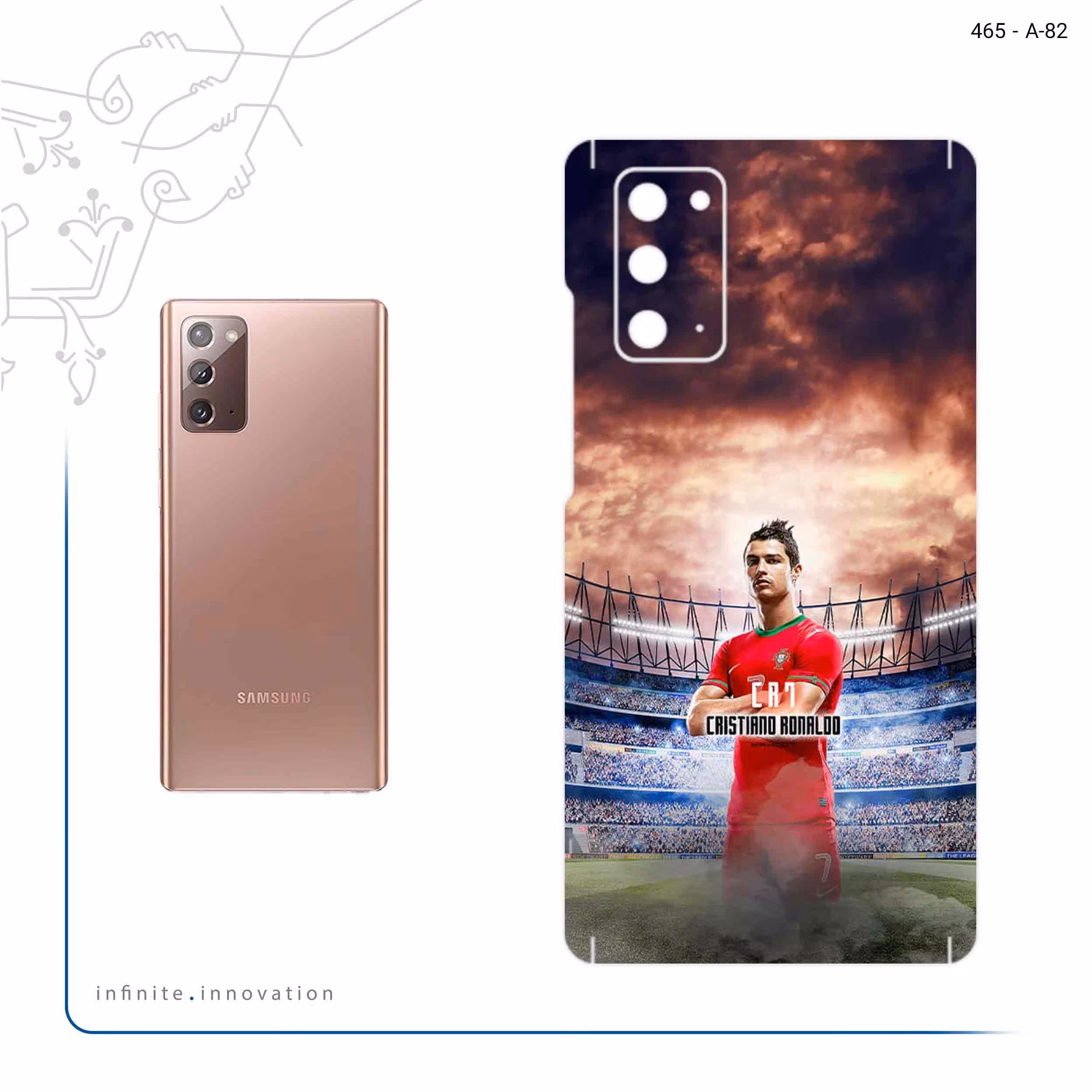 برچسب پوششی ماهوت مدل Cristiano Ronaldo 2 مناسب برای گوشی موبایل سامسونگ Galaxy Note 20