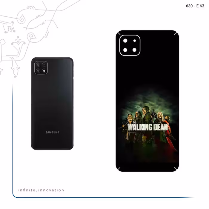 برچسب پوششی ماهوت مدل WALKING DEAD مناسب برای گوشی موبایل سامسونگ Galaxy A22 5G