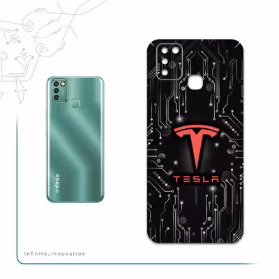 برچسب پوششی ماهوت مدل TESLA مناسب برای گوشی موبایل اینفینیکس Smart 6 X657B