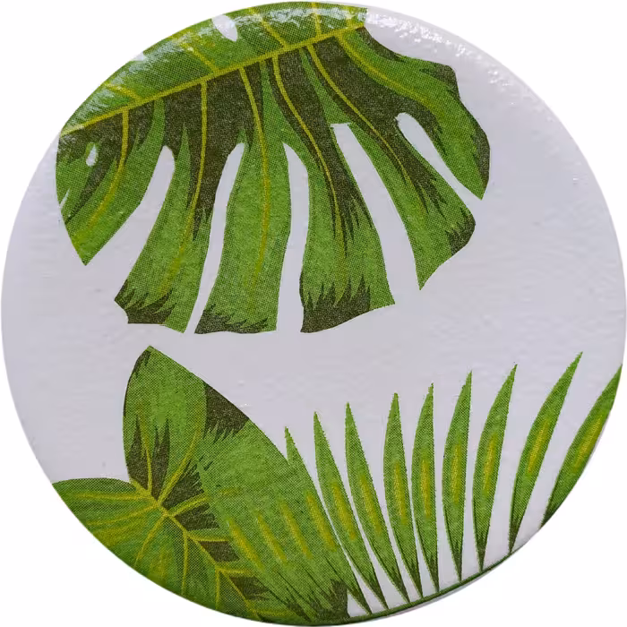 بشقاب دیوارکوب سفالی مدل برگ مجموعه 4 عددی