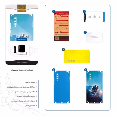 برچسب پوششی ماهوت مدل Tenet-FullSkin مناسب برای گوشی موبایل شیائومی MI 9 Lite