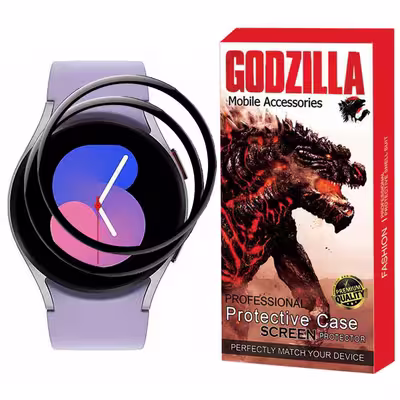 محافظ صفحه نمایش گودزیلا مدل G-PMMA مناسب برای ساعت هوشمند سامسونگ Watch 5 44mm بسته 2 عددی