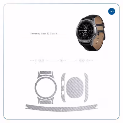 برچسب ماهوت طرح Steel-Fiber مناسب برای ساعت هوشمند سامسونگ Galaxy Gear S2 Classic