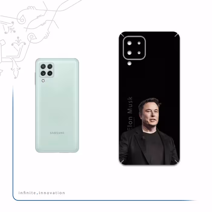 برچسب پوششی ماهوت مدل Elon-Musk مناسب برای گوشی موبایل سامسونگ Galaxy A22 4G
