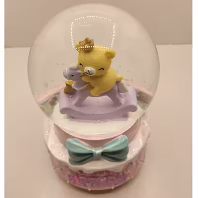 گوی موزیکال مدل پمپی تولد و شادی خرس