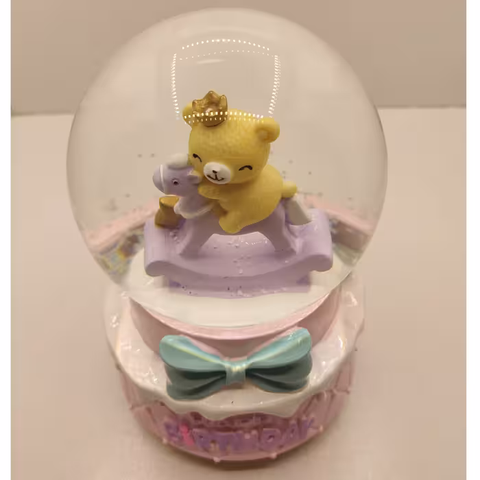 گوی موزیکال مدل پمپی تولد و شادی خرس