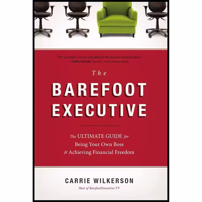 کتاب The Barefoot Executive اثر Carrie Wilkerson انتشارات HarperCollins Leadership