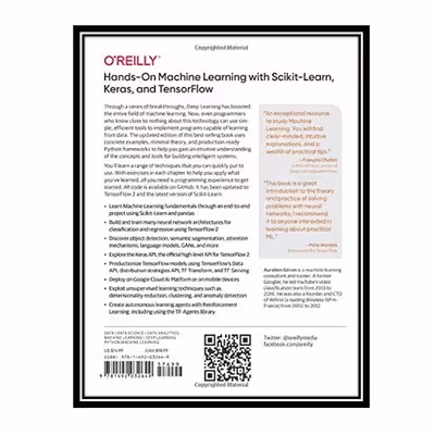 کتاب Hands-on Machine Learning with Scikit Learn, Keras, and TensorFlow, 2nd Edition اثر Aurelien Geron انتشارات مؤلفین طلایی