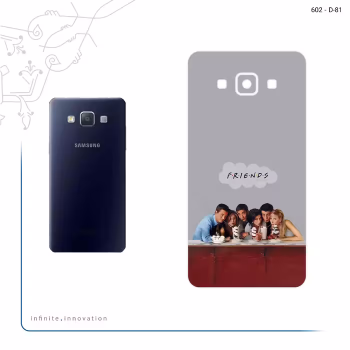 برچسب پوششی ماهوت مدل Friends 1 مناسب برای گوشی موبایل سامسونگ Galaxy A5 2015