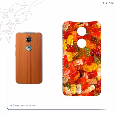برچسب پوششی ماهوت مدل Gummi candy 1 مناسب برای گوشی موبایل موتورولا Moto X 2014
