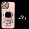 کاور طرح فضانورد مدل 13PM مناسب برای گوشی موبایل اپل iphone 13pro max به همراه پایه نگهدارنده