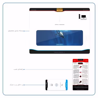برچسب پوششی ماهوت مدل Scuba Diving مناسب برای تبلت سونی Xperia Tablet Z LTE 2013