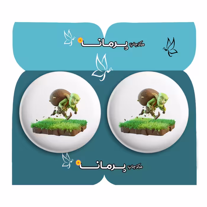 پیکسل پرمانه طرح clash کد pm2n.26445 مجموعه 2 عددی