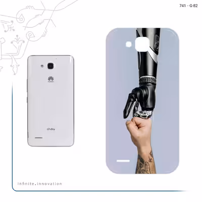 برچسب پوششی ماهوت مدل Robotics مناسب برای گوشی موبایل آنر 3X G750