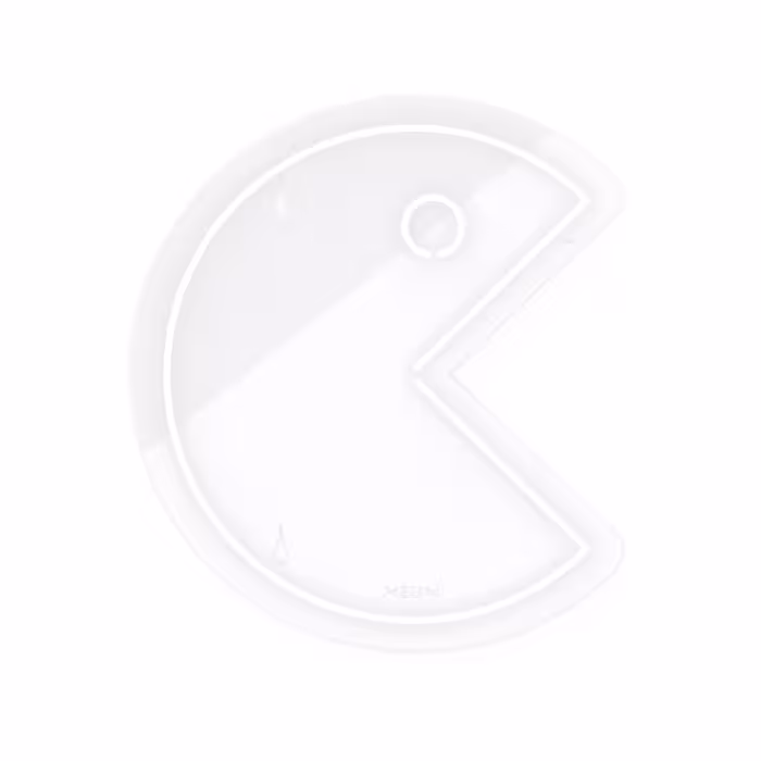 چراغ دیواری نئون دیزاین مدل Packman_WHT