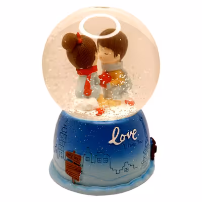 گوی موزیکال مدل Love طرح عشق و شادی کد B4022