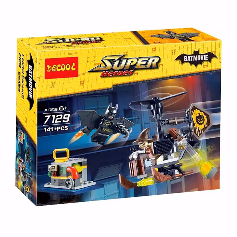 ساختنی لگو بتمن برند Decool کد 7129