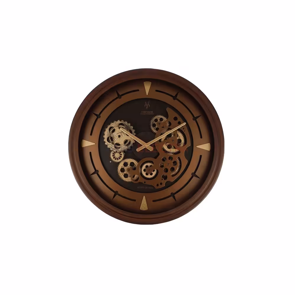 ساعت دیواری 583 قهوه ای (MEN)