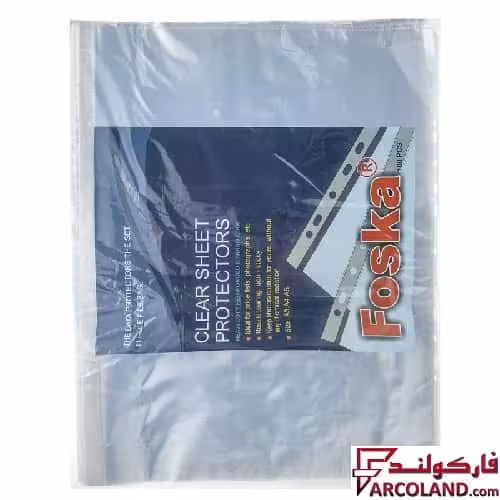 کاور پلاستیکی کاغذ سایز A3 بسته 100 عددی
