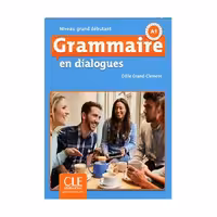 Grammaire en dialogues grand debutant 2eme edition گرامر این دیالوگ گرند دبوتانت ویرایش دوم سیاه و سفید