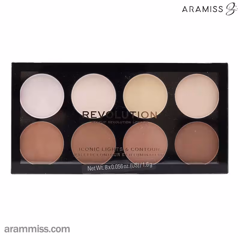 پالت کانتور پودری رولوشن ICONIC LIGHTS & CONTOUR