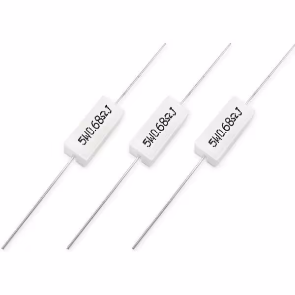 مقاومت آجری 0.68 اهم 5 وات