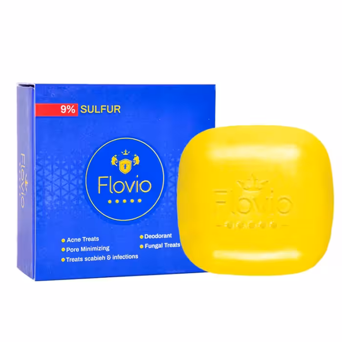 صابون سولفور آنتی باکتریال حجم 110 گرم فلوویو