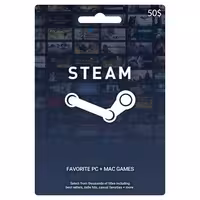 گیفت کارت 50$ استیم