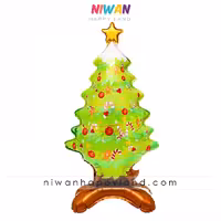 استند بادکنک فویلی درخت کریسمس