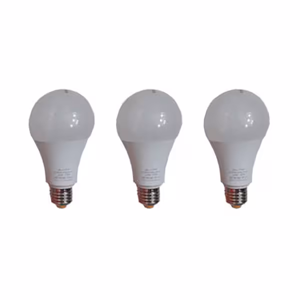 لامپ ال ای دی 12 وات نمانور مدل A65 پایه E27 بسته 3 عددی