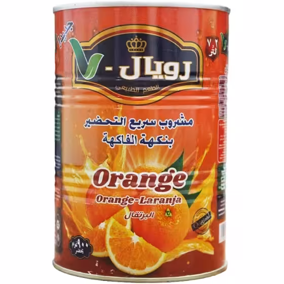 پودر شربت رویال طعم پرتقال 900 گرمی