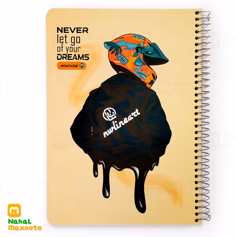 دفتر 100 برگ جلد سخت سیمی teenager کد 9146.طرح 1