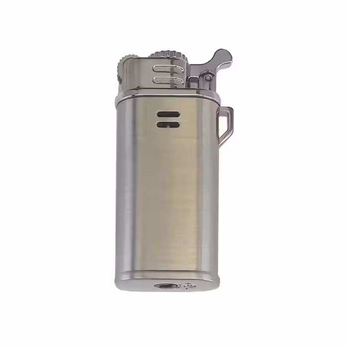 فندک درب دار نقره ای