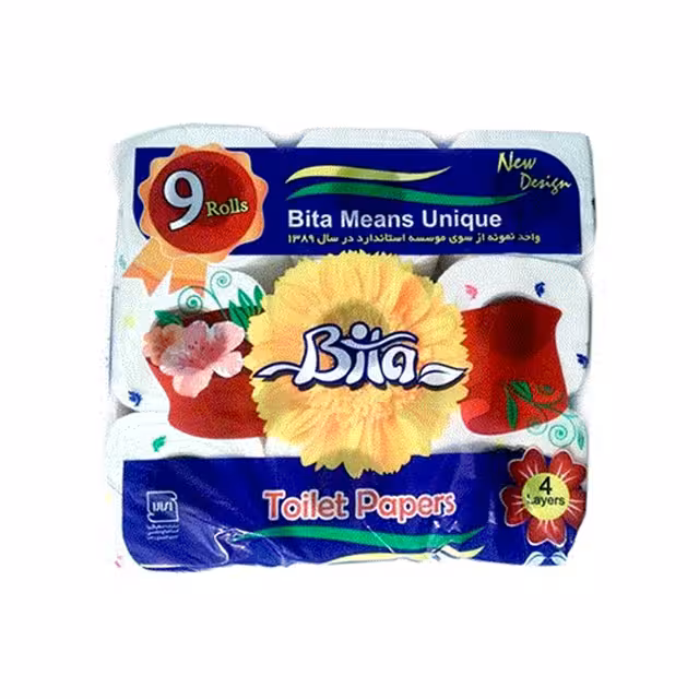 دستمال توالت بی تا 9 عددی