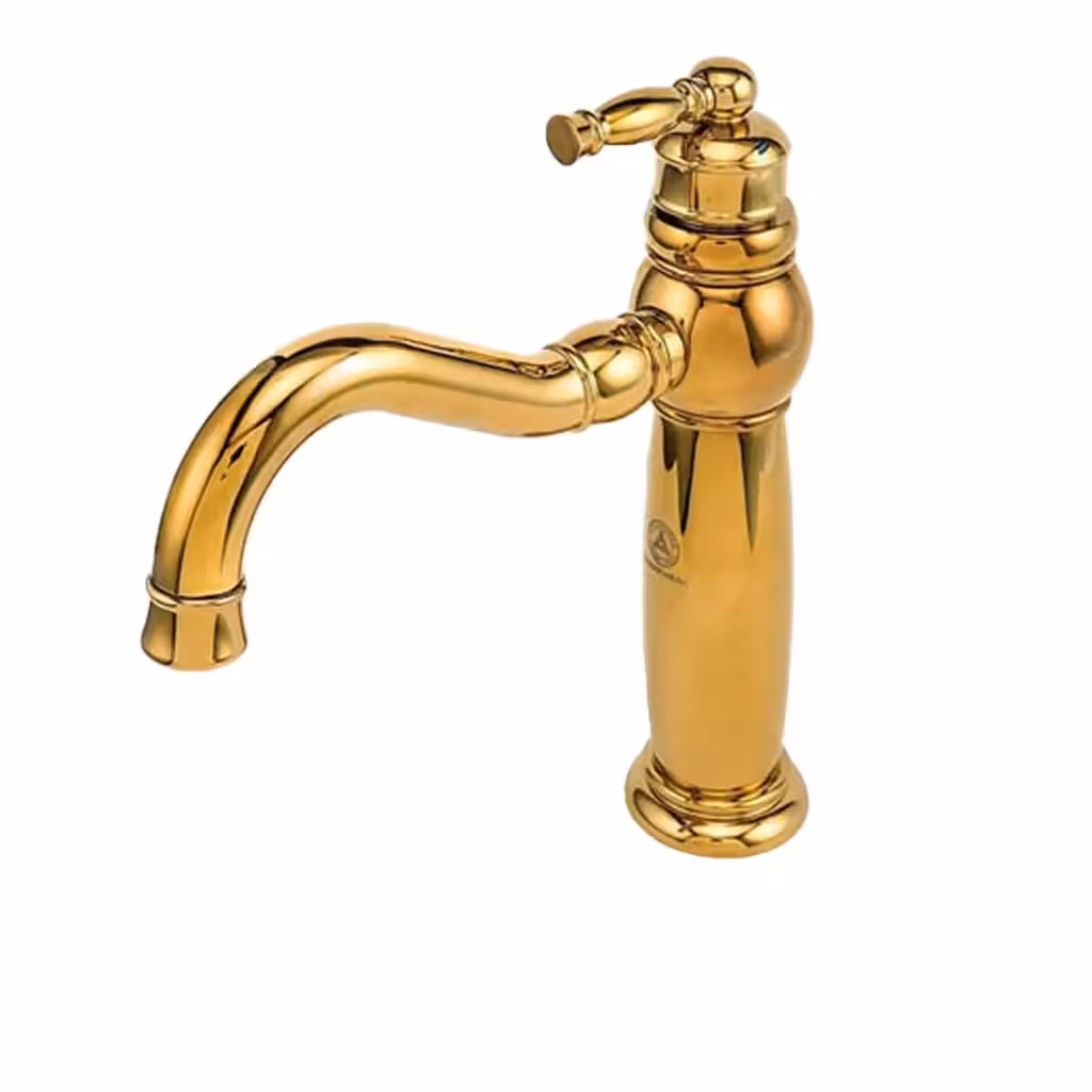 شیر روشویی قهرمان مدل آنتیک طلایی