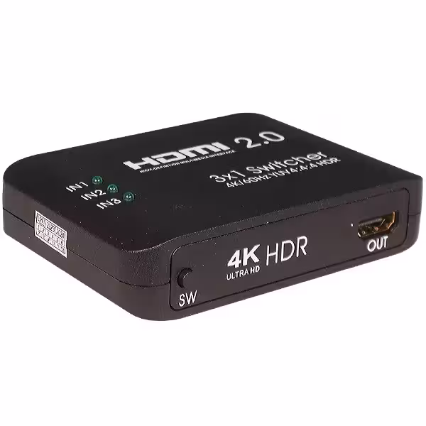 سوئیچر HDMI 3*1 ورژن [email protected] کی نت پلاس مدل KP-SWHD2003