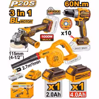 ارسال فوری   امکان خرید حضوری   ست کمبو 3 عددی شارژی اینکو کد COSLI241192
