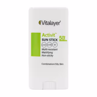 ضد آفتاب استیکی ویتالایر مدل اکتیویت SPF50 مناسب پوست چرب و مختلط