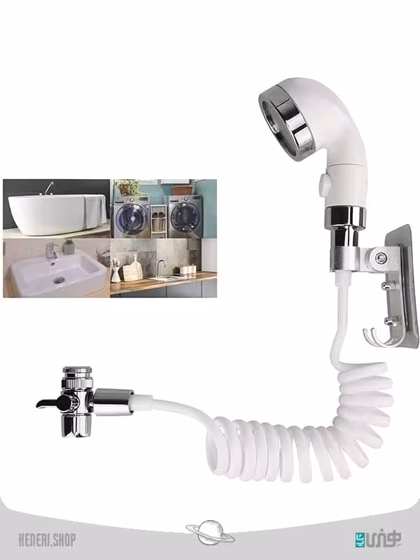سر شیرآب شیلنگی Silicone sink faucet rinser hose sprayer washing