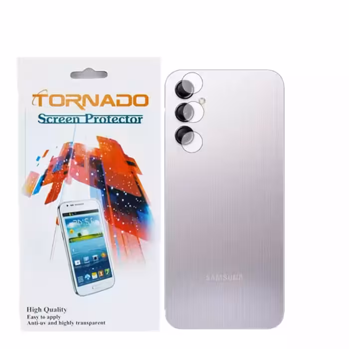 محافظ لنز دوربین تورنادو مدل نانو گلس مناسب برای موبایل سامسونگ Galaxy A14 بسته 40 عددی