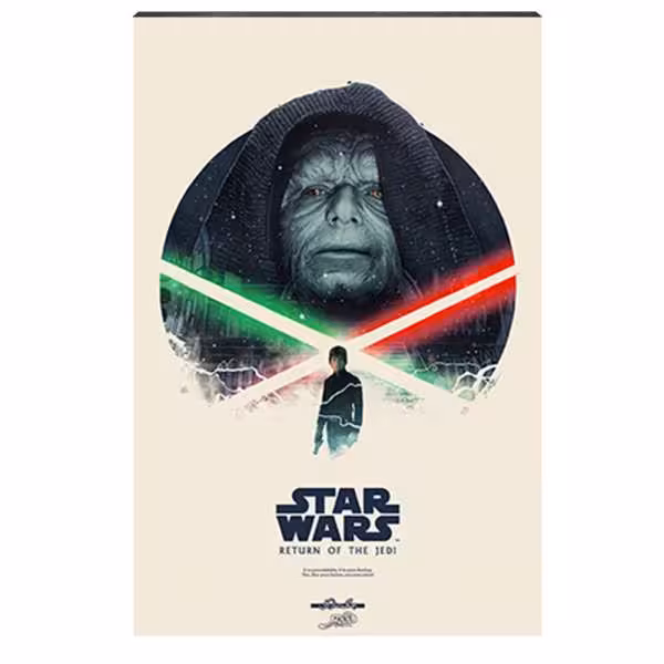 تابلو شاسی آواویز مدل پوستر فیلم طرح جنگ ستارگان کد 4G447 | دنیای قاب