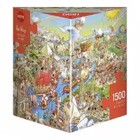 پازل 1500 تکه HEYE طرح رودخانه‌ی تاریخ