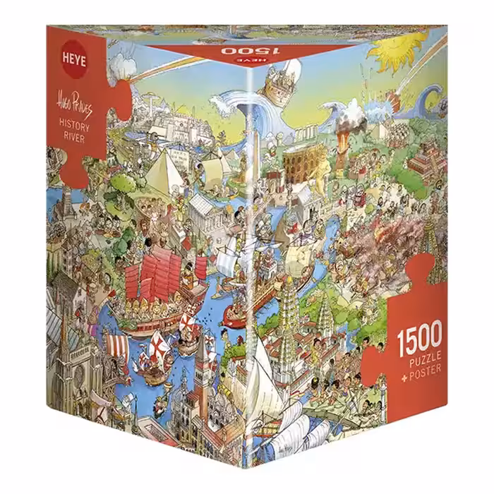 پازل 1500 تکه HEYE طرح رودخانه‌ی تاریخ