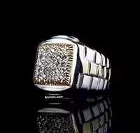 انگشتر الماس طبیعی افریقایی کد 2245